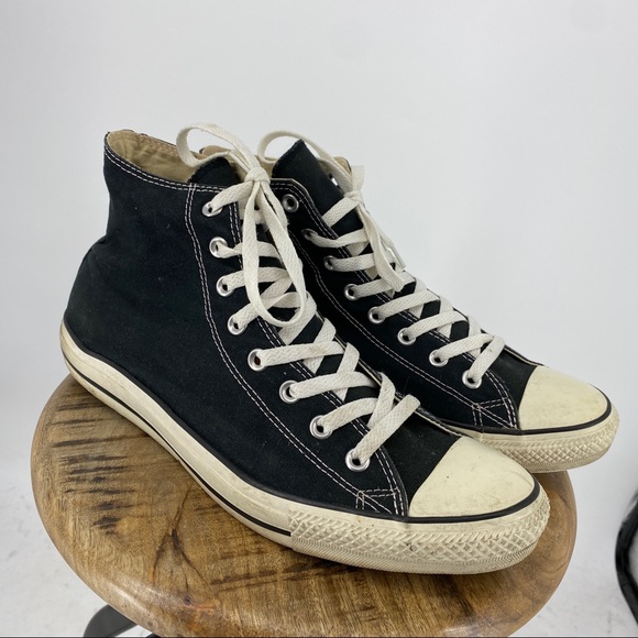 Converse Black and White High Top Style Sneakers | size 12